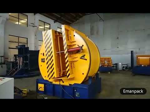 180 degree turn over machine for steel sheet bundles