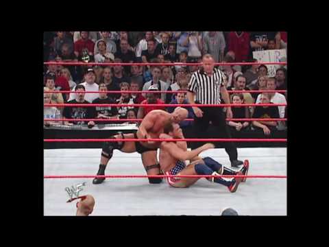 FULL LENGTH MATCH  Raw   Kurt Angle vs  Steve Austin   WWE Championship Match