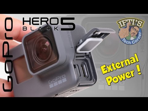 GoPro Hero 5 Black - External Power while Mounted! - GUIDE