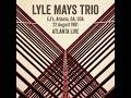Lyle Mays Trio/EJ's, Atlanta, GA  1981.8.22.