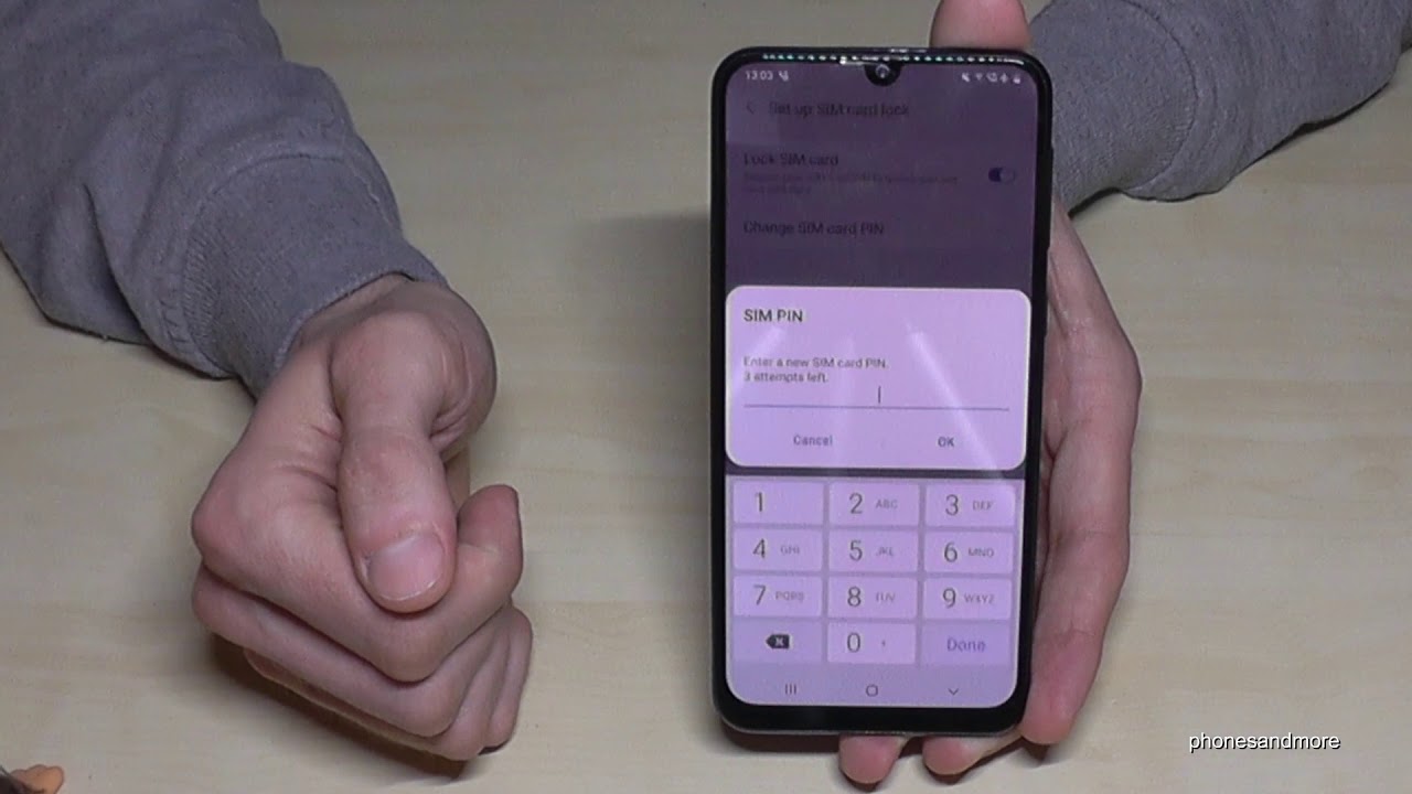 Samsung Galaxy: How to change the SIM PIN (Android 8/9/10/11)? for S10/S20/A20/A40/A50/A70/A51 etc.