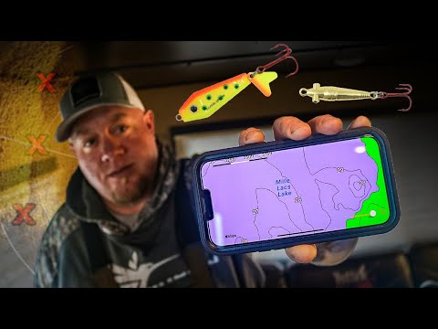 Ice fishing for bottom-transition walleyes (Mille Lacs)
