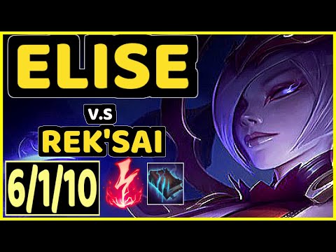 BLUERZOR (ELISE) vs REK'SAI - 6/1/10 KDA JUNGLE CHALLENGER GAMEPLAY - EUW