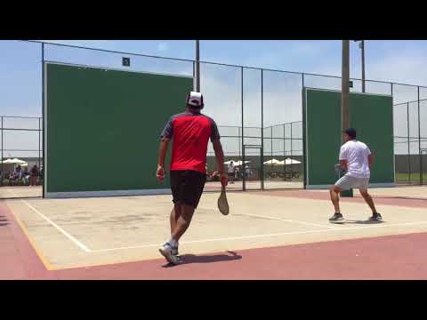 torneo de maestros 2017 may45, Paleta Frontón, 2do set J Caballero vs David Rioja