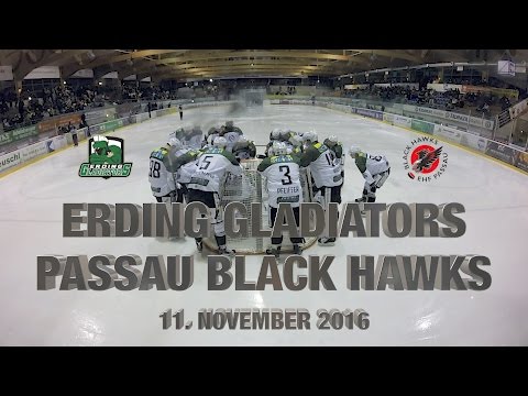 Erding Gladiators vs Passau Black Hawks Highlights - 11.  November 2016