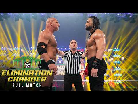FULL MATCH: Roman Reigns vs. Goldberg | Universal Title Match: Elimination Chamber 2022
