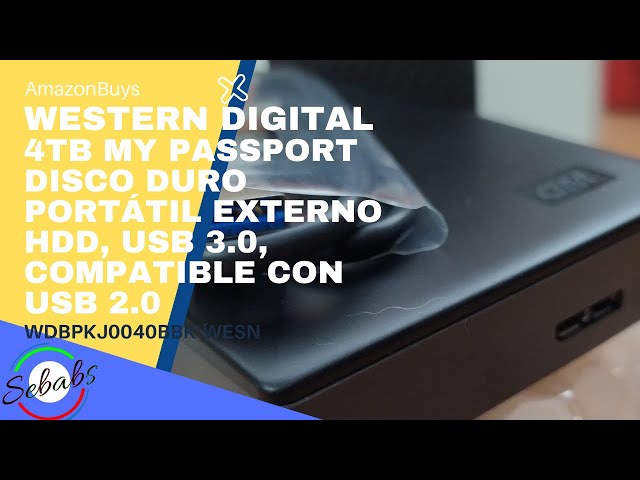 Vídeo relacionado con WD 6TB My Passport Disco Duro Externo Portátil, USB 3.2 Gen 1/USB 3.0, Copia de seguridad y protección con contraseña, Formateado para Windows, ChromeOS y MacOS, Negro
