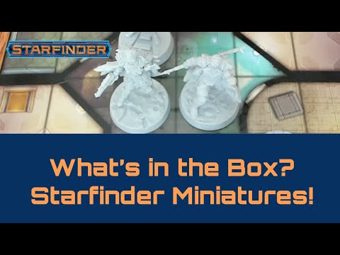 Unboxing Starfinder Miniatures!