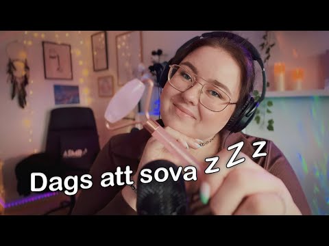 ASMR Dags att sova nu / Lugnar dig / Personal Attention ♥
