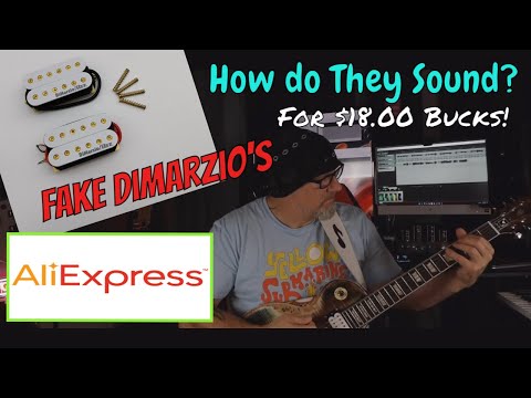 Cheap Knock Off  DiMarzio Pickups From Ali Express -  Better Than You Might Think!