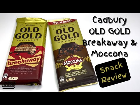 Cadbury OLD GOLD Moccona Special Edition and Breakaway Chocolate Blocks Snack Review