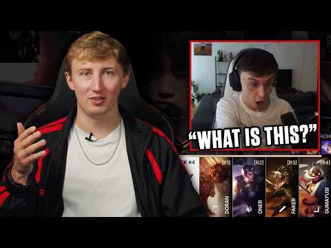 Goldenglue reacts to Caedrel BRUTALLY RATING his drafts!