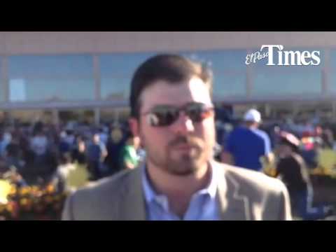 Trainer Justin Evans talks about African Rose winning Harry Henson Handicap at Sunland Park