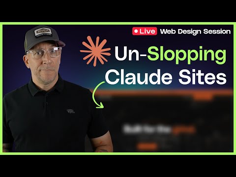 Un-Slopping Sites Built With Claude Code