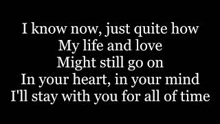 The Calling - Wherever You Will Go (lyrics)