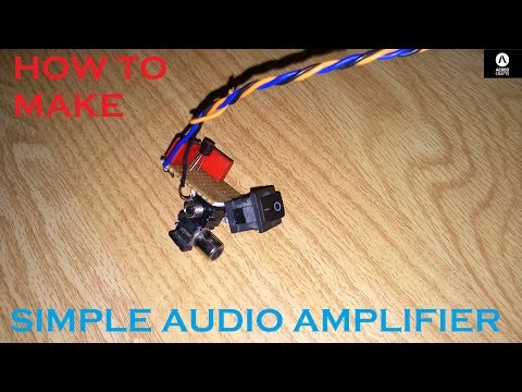 HOW TO MAKE SIMPLE AUDIO AMPLIFIER BC182 | DIY | ACKEO CRAFTS