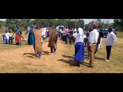 Welcoming the body of Mego Jerodinah Agem at Kitgum C.E.R church in Gang Dyang Kitgum(11/12/2022)