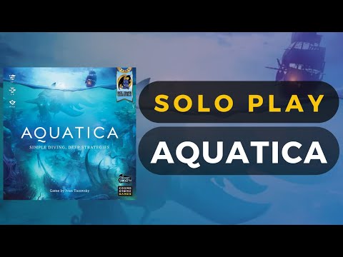 Aquatica Board Game - Full Solo Playthrough | DaniCha