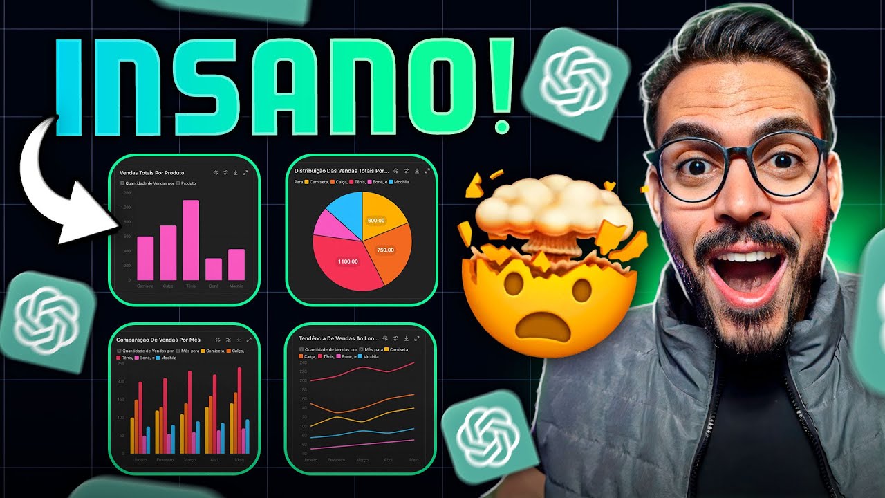 AS NOVAS VISUALIZAÇÕES do CHATGPT 4o são INSANAS! Veja MEUS TESTES!
