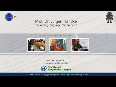 GEN102 - Practical D: Language & Linguistics