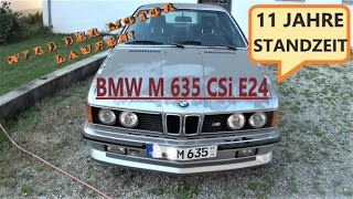 BMW M 635 CSi nach 11 Jahren Tiefgarage wiederbeleben. Es gibt einiges zu tun, bevor er wieder läuft