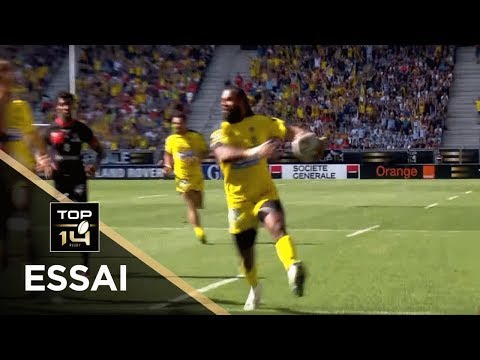 TOP 14 - Essai Alivereti RAKA (ASM) - Clermont - Lyon - Demi-finales - Saison 2018/2019