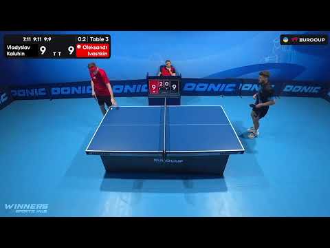 13:40 Vladyslav Kaluhin - Oleksandr Ivashkin 21.09.2023 TT Euro.Cup Ukraine Star. TABLE 3