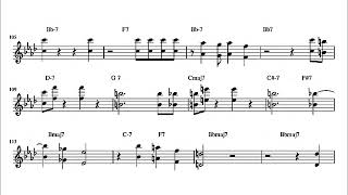 Airegin solo transcription  Wes Montgomery &amp; Tommy Flanagan (piano only melody) by KoRmA