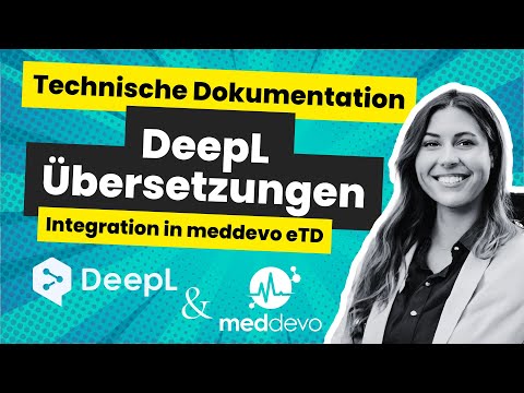 DeepL API FREE meddevo eTD Integration - DE