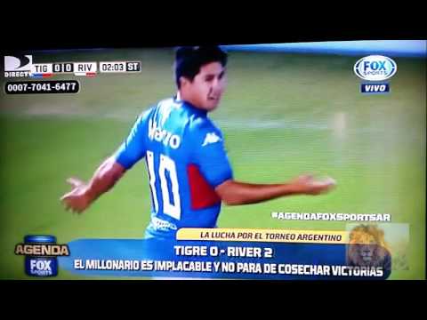 Tigre 0  2 River Plate Fecha 20 Torneo Argentino 2017