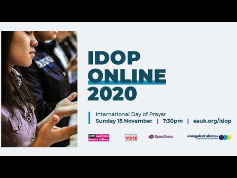 IDOP 2020 | International day of prayer for the persecuted church