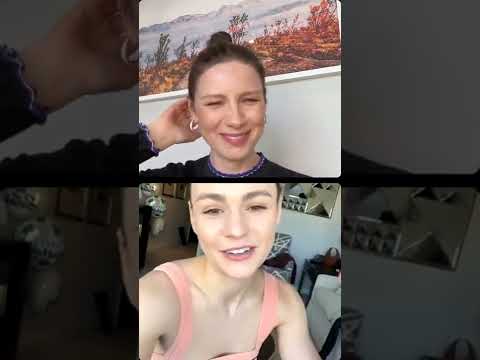 Caitriona Balfe & Sophie Skelton Instagram Live - Outlander