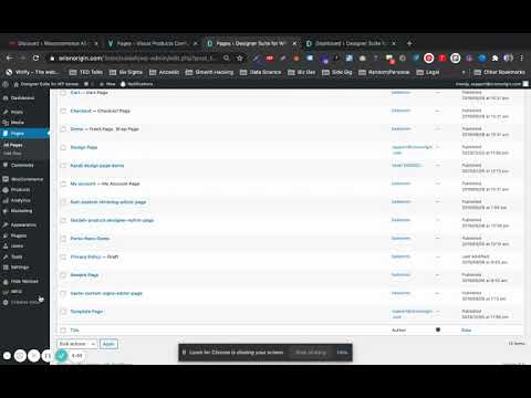 How to create specify a design and template page on Wordpress
