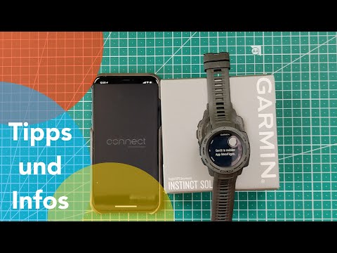 Garmin Instinct Solar mit iPhone verbinden: Garmin Connect Einrichtung