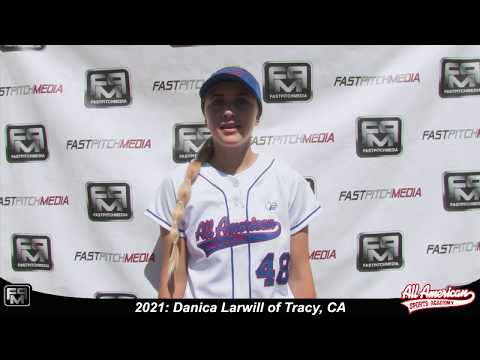 2021 Danica Larwill Shortstop and Outfield Softball Skills Video - AASA
