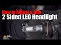 How To Align Aim Adjust LED Headlights Dual High Low Beam Bulb