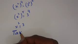 Find the Value of X in x⁸ = 9² | Exponential Equation Solved Step by Step | @Alphamaths_Tv