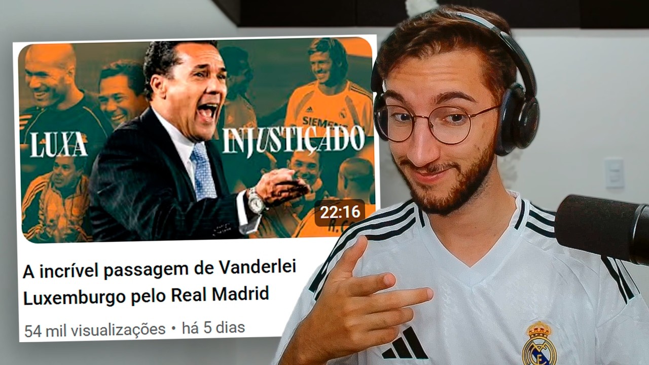 QUANDO O LUXEMBURGO FOI TÉCNICO DO REAL MADRID KKKK