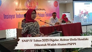 Download lagu SNIP IV Tahun 2023 Digelar, Rektor Unila Hendaki Dibentuk Wadah Alumni PSPPI mp3