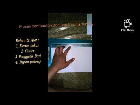 Proses pembuatan Ban Uang Dummy #BCA CMA BATCH-5