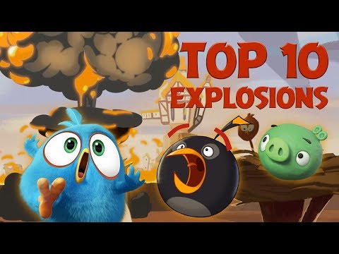 Angry Birds - Top 10 Best Explosions Compilation