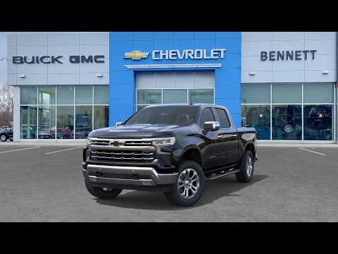 2026 Chevrolet Silverado 1500 Crew Cab Short Box 4-Wheel Drive LTZ in Black for sale at Bennett Chevrolet Cadillac Buick GMC Ltd. in Cambridge, ON