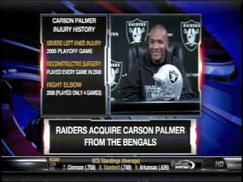 Hue Jackson Introduces Carson Palmer PT 3