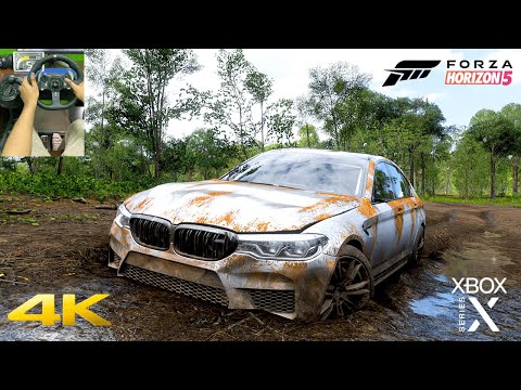 Rebuild BMW M5 - Forza horizon 5 - Steering wheel gameplay - Xbox series X