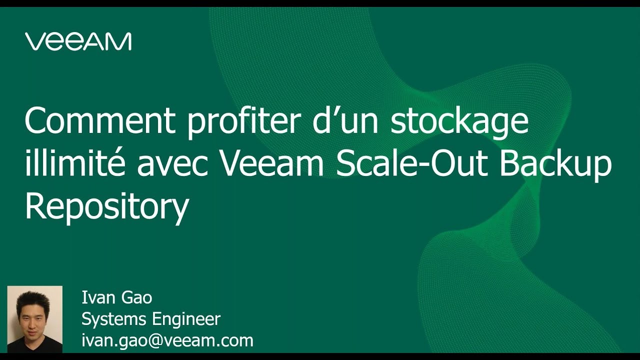 Veeam Scale-out Backup Repository video