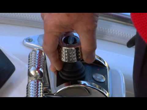 Demonstrating the Express Joystick System from Twin Disc Inc.