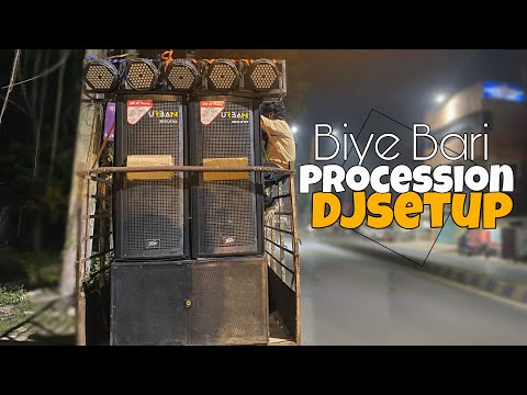 Biye Bari Procession Setup 👌🔥|| #vlog @Urbansound26 