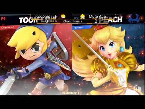 ECG Weekly 2/15/2020 - Grand Finals Set 1 - Kodomo(Toon Link) Vs Mute Ace(Peach) - SSBU