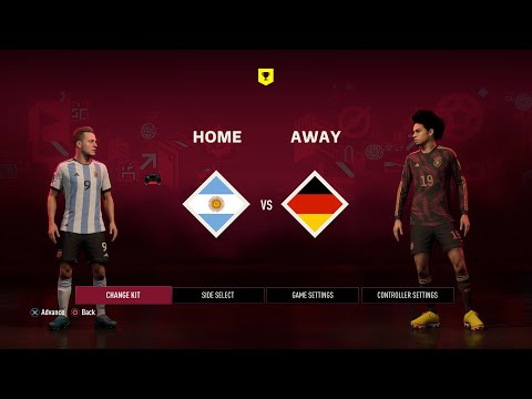 FIFA 23 - Argentina Vs Germany | SEMI FINAL - FIFA World Cup 2022 Qatar | Match-6 | 4K gameplay |