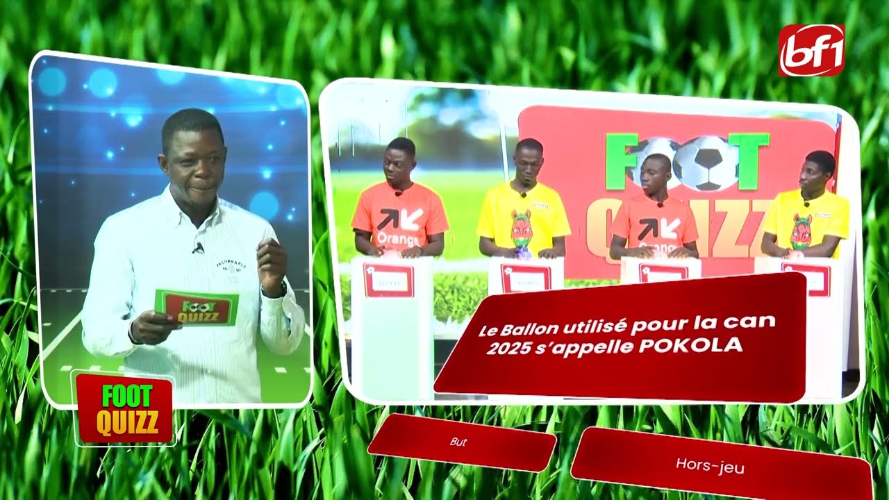 Foot Quizz BF1-Hors jeu ou But: Le Ballon utilisé pour la CAN 2025 s'appelle Pokola But ou Hors jeu?